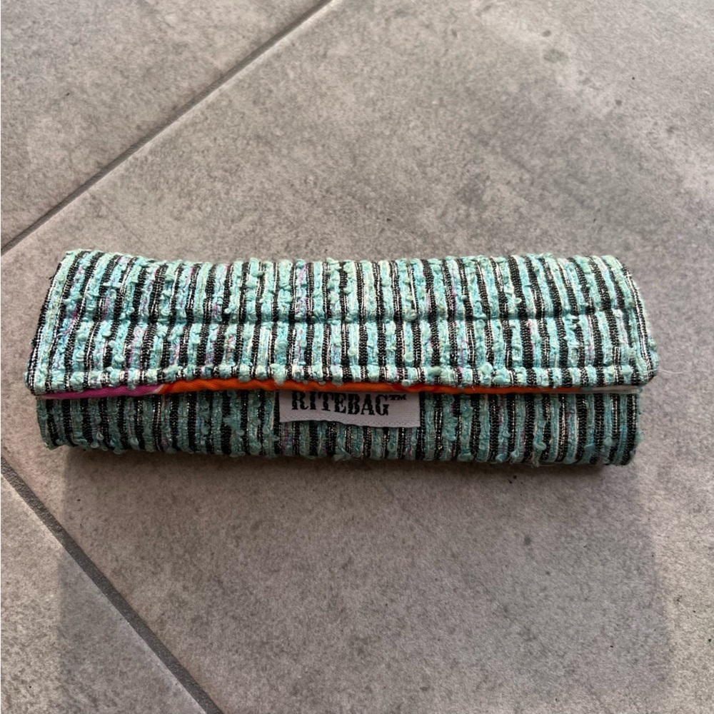 Urbayn Ritebag Luggage Handle Wrap Blue Stripe Travel Bag Grip Cover